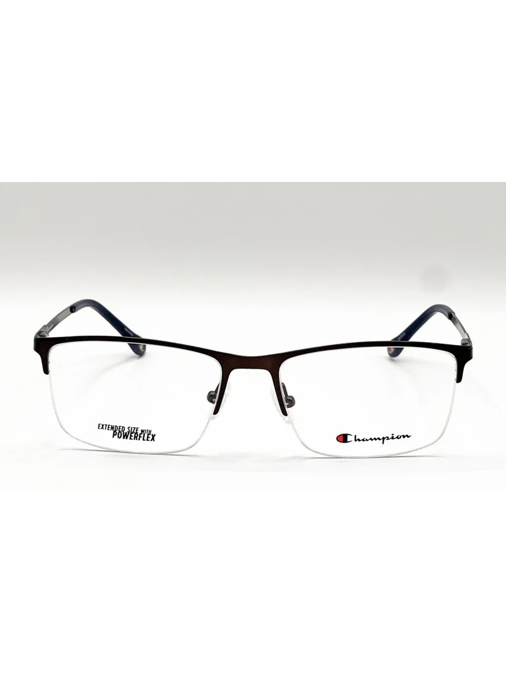 Champion CU 4016 C02 Gunmetal Rectangle Authentic Eyeglass Frames 58-18-150